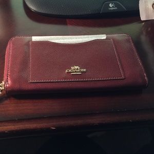 Coach Metallic Cherry Wallet. BRAND NEW. NWT